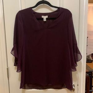 Calvin Klein purple blouse